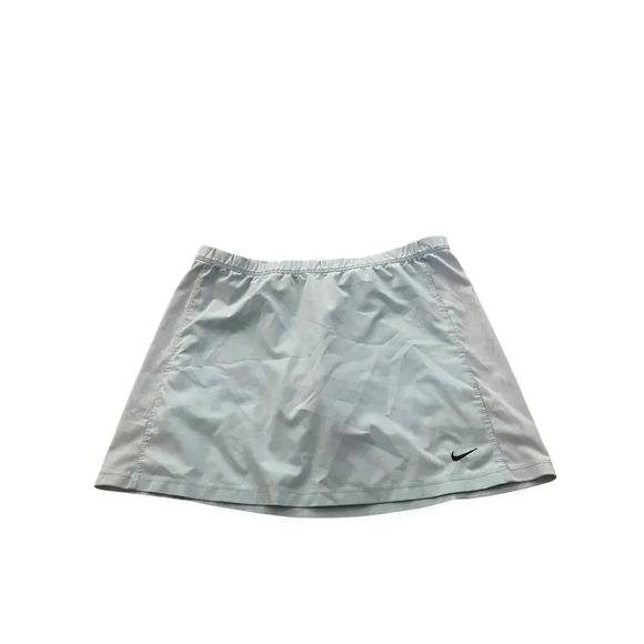 Nike Dri Fit Sky Blue Elastic Waist Activewear Golf Tennis Skort Size Small - Picture 1 of 7
